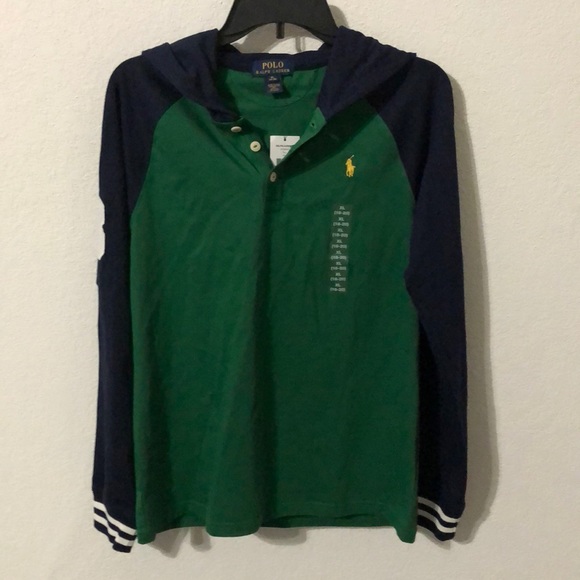 Ralph Lauren Boys Reglan Pullover Hoodie Athletic - Picture 3 of 5
